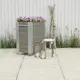 Blomlåda PLUS Cubic Gråbrun 87x50x95 cm