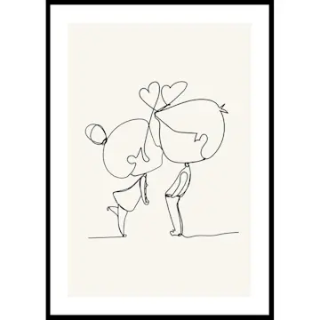 Poster Gallerix Contour of Affection