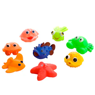 Badleksak Rätt Start Koralldjur 8-delar