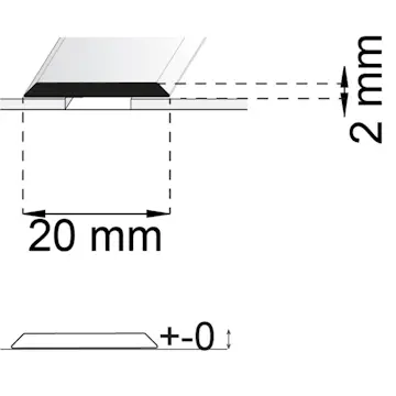 Skarvlist Habo SA25 RF 100 cm 20 mm SB