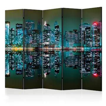 Rumsavdelare Skärmvägg Arkiio Gold Reflections NYC II 225x172 cm