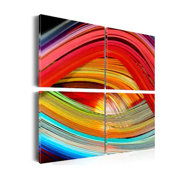 Tavla Arkiio Färgglada Djup