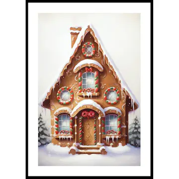 Poster Gallerix Gingerbread Candy House
