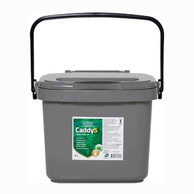 Komposthink Greenline 5 l med lock grå