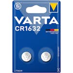 Batteri Varta CR1632 3V Lithium Knappcellsbatteri
