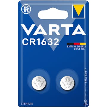 Batteri Varta CR1632 3V Lithium Knappcellsbatteri