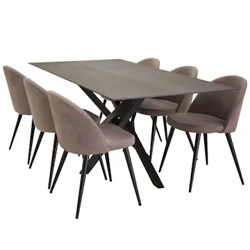 Matgrupp Venture Home Piata med 6 Valentina Stolar Manchester