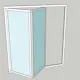 Vikparti Allvy Sunroom s75 3-Glas 2-Delad