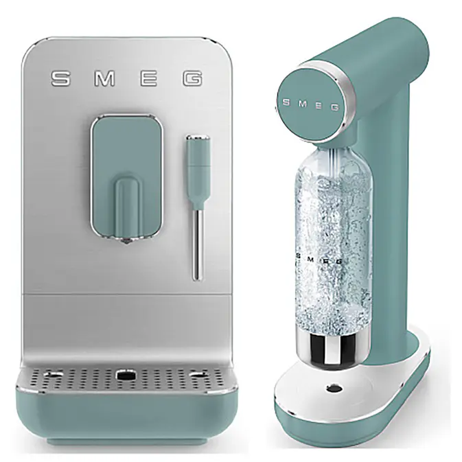 Espressobryggare och Kolsyremaskin Smeg Emerald Green