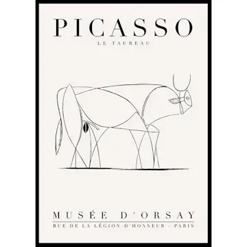 Poster Gallerix Picasso Le Taureau