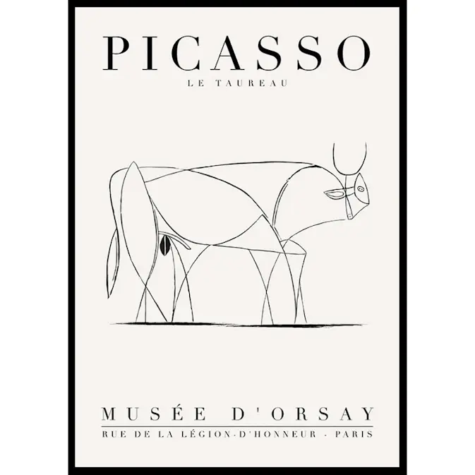 Poster Gallerix Picasso Le Taureau