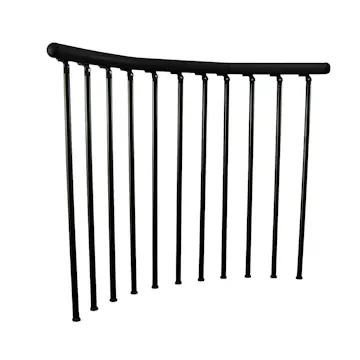 Skyddsräcke Byggera Euro Design/Paris Svart