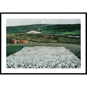 Poster Gallerix Flower Meadow in the North By Harald Sohlberg