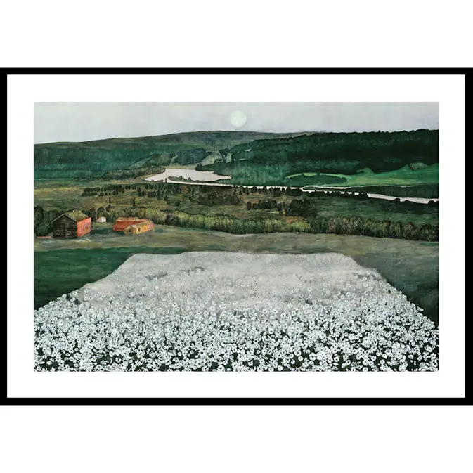 Poster Gallerix Flower Meadow in the North By Harald Sohlberg