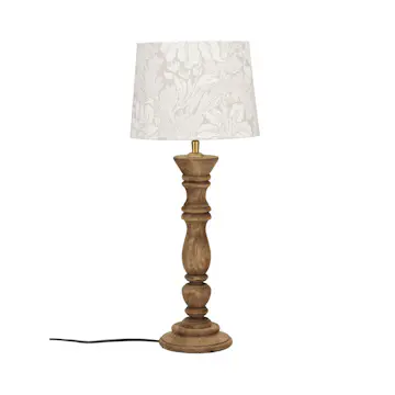 Bordsslampa PR Home Lodge Lampfot i Trä med Lampskärm