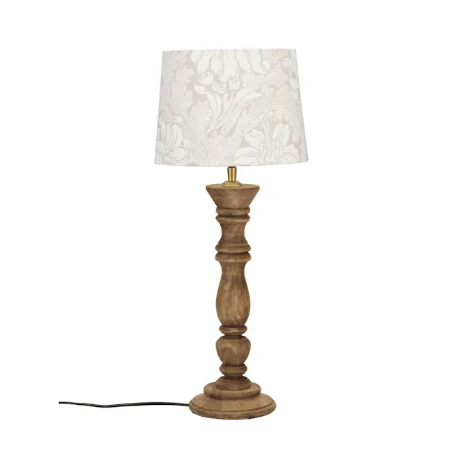 Bordsslampa PR Home Lodge Lampfot i Trä med Lampskärm