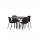 Matgrupp furniture/fashion Stone Rund med 4 Baltimore Stolar