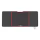Gamingbord Kuura Pro 140x60 cm Svart med Integrerad Musmatta