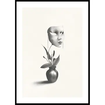 Poster Gallerix Mask In A Plant