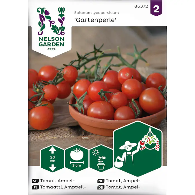 Frö Nelson Garden Tomat Ampel Gartenperle