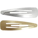 Hårspänne Creativ Company Guld/Silver 66x17 mm 4 st/1 Förp