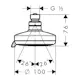 Huvuddusch Hansgrohe Croma 100 Multi