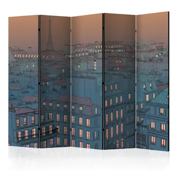 Rumsavdelare Skärmvägg Arkiio Good evening Paris! II 225x172 cm