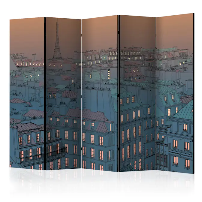 Rumsavdelare Skärmvägg Arkiio Good evening Paris! II 225x172 cm