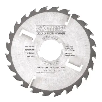 Klyvsågklinga CMT Orange Tools ATB Tunn T21+3 F