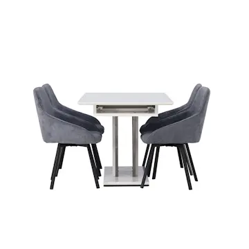 Matgrupp Venture Home Disa med 4st Rosie Matstolar