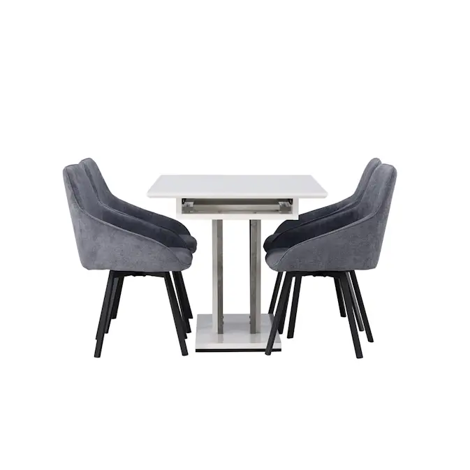 Matgrupp Venture Home Disa med 4st Rosie Matstolar