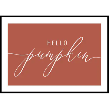 Poster Gallerix Hello Pumpkin