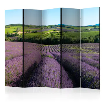 Rumsavdelare Skärmvägg Arkiio Lavender Fields II 225x172 cm