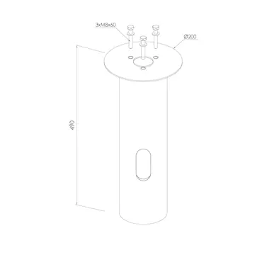 Adapter Norlys till Betongfundament