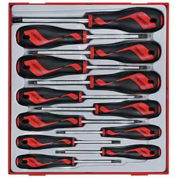 Skruvmejselsats 12 delar TX Teng Tools TTD912TXN