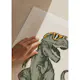 Poster Gallerix T-rex Dino Surfing