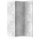 Rumsavdelare Skärmvägg Arkiio Room Divider – Flowers I 135x172 cm