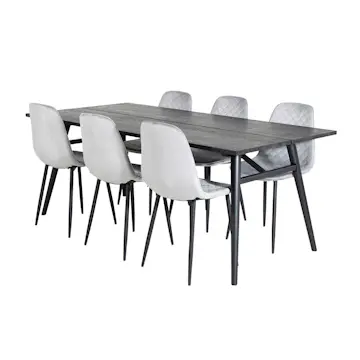 Matgrupp Venture Home Salt med 6 Phoi Stolar