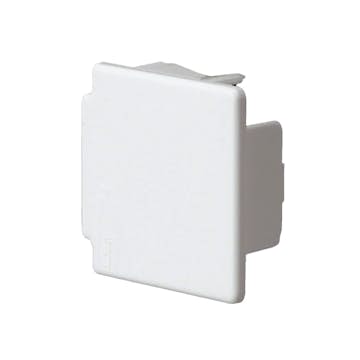 Ändstycke till Matarkanal Hager LF/LFH 40 x 40 mm Halogenfri Vit RAL 9016