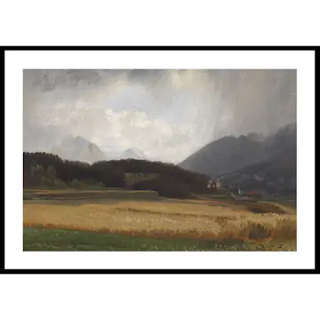 Poster Gallerix Regenstimmung Über Igls By Anton Hlávacek