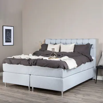 Kontinentalsäng Venture Home Frösslunda Tyg med Sänggavel Sandvik