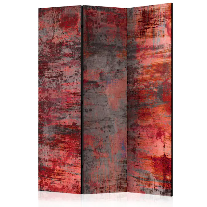 Rumsavdelare Skärmvägg Arkiio Red Metal 135x172 cm