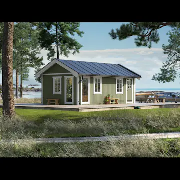 Attefallare Trähuset Wilma 30 kvm