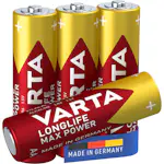 Batteri VARTA Alkaliska Max Power LR6/AA 4-Pack
