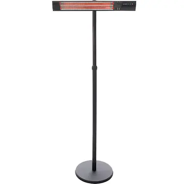 Infravärmare SunRed RD-DARK-25S Terrassvärmare, Stående Design i Svart, 2500 W