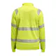 Sweatshirt Jobman Hel-Zip Varsel HV Gul