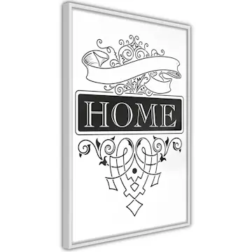 Poster Artgeist Affisch Home