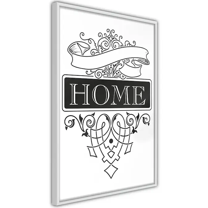 Poster Artgeist Affisch Home