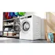 Tvättmaskin och Torktumlare Bosch WGG244FTSN + WQG245DBSN Serie 6 Vit