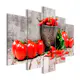 Tavla Arkiio Red Vegetables Concrete 5 delar